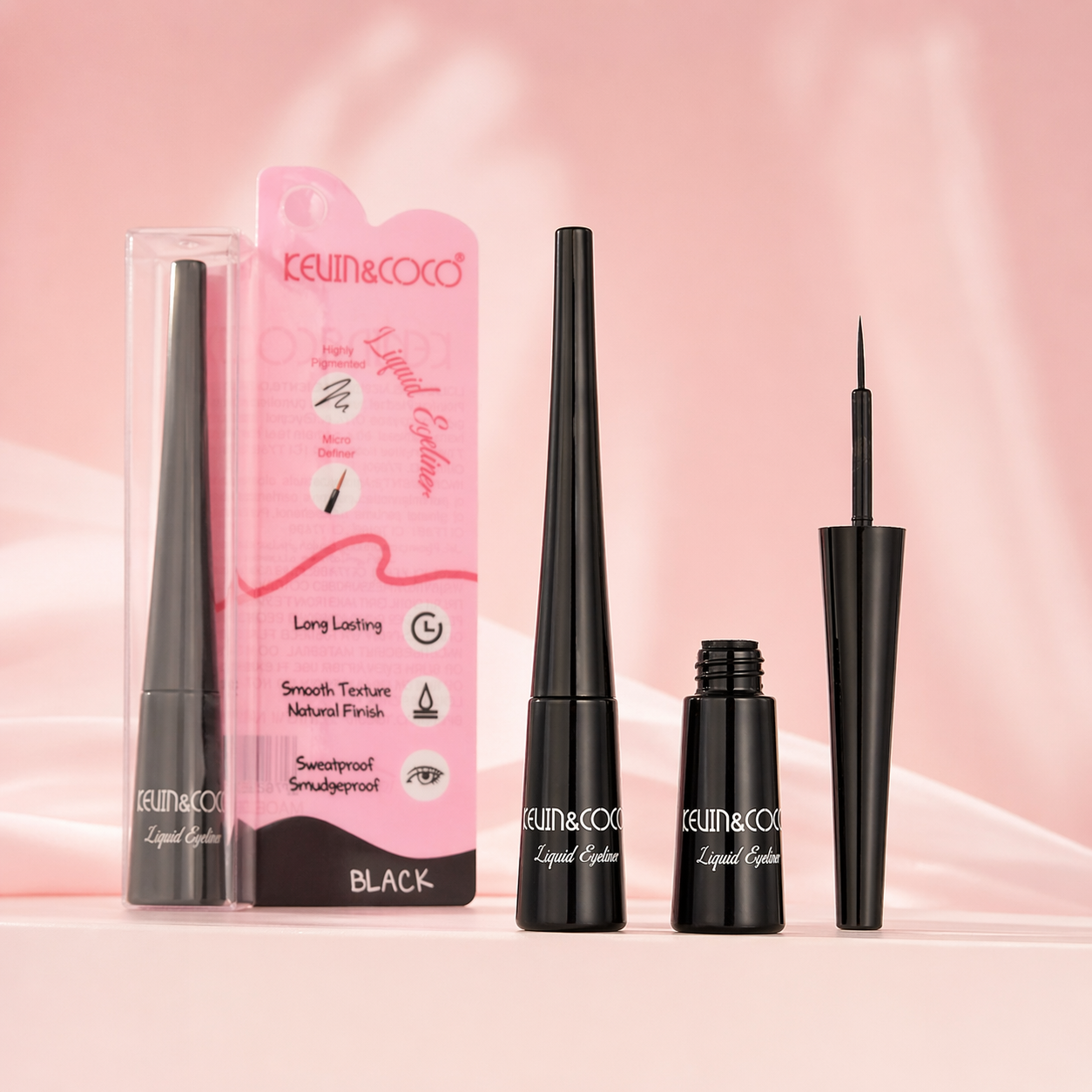 Delineador Liquido Negro Pincel